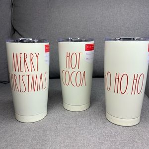 Rae Dunn Tumbler Stainless Steel Christmas